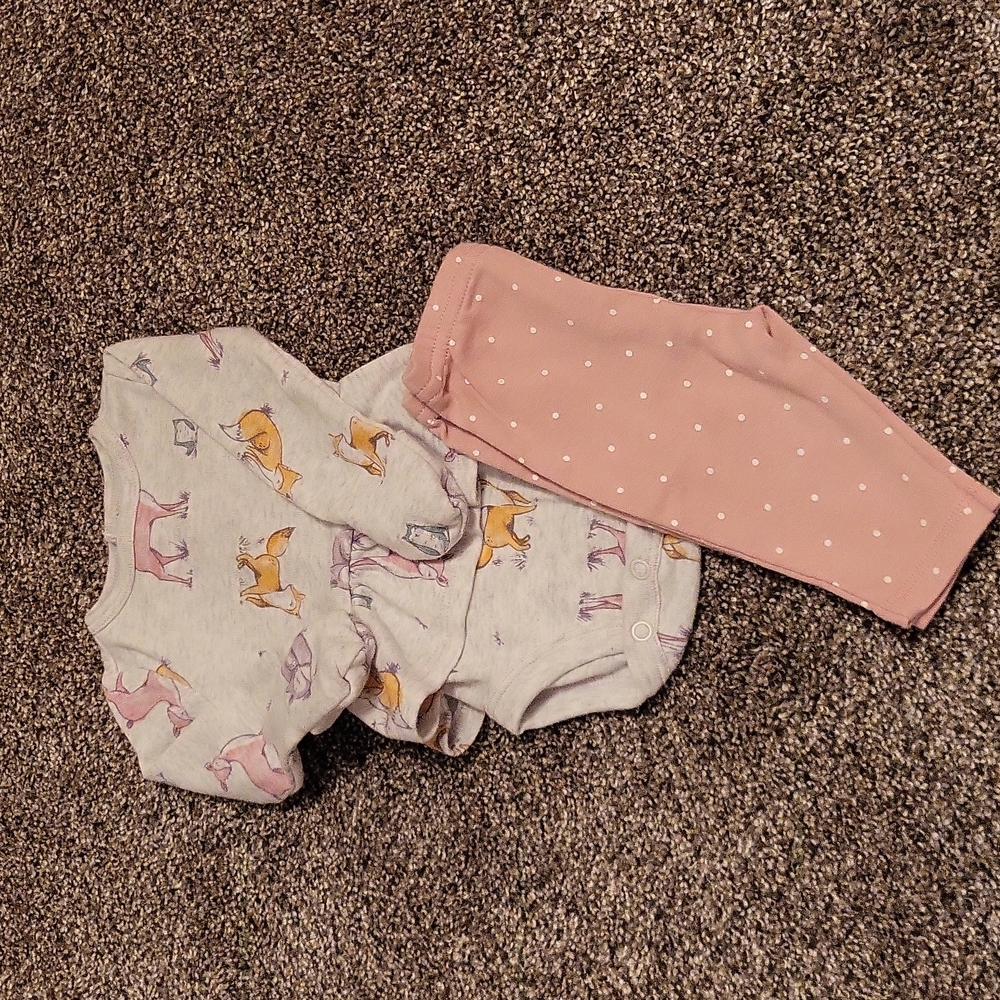 Baby Girl Just One You Carter’s Woodland Creature 2 pieces